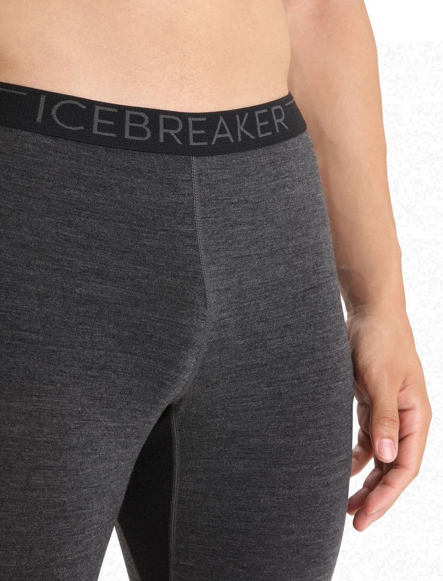 Icebreaker BodyfitZone™ Merino 260 Zone Thermal Leggings Miesten Base Layers Mustat | FI 1393QMAZ